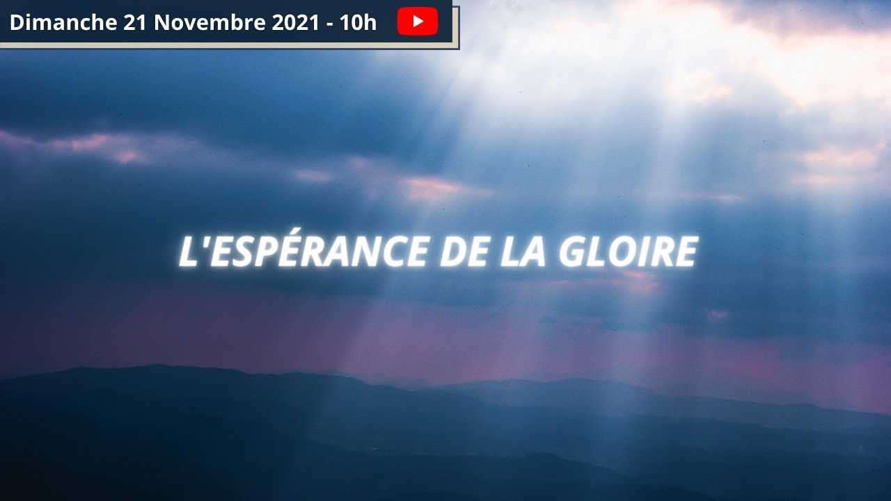L'espérance de la gloire