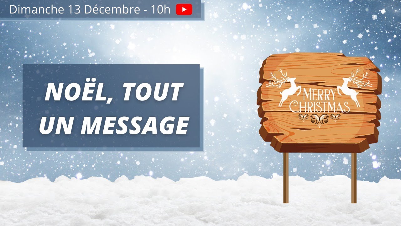 Noël, tout un message