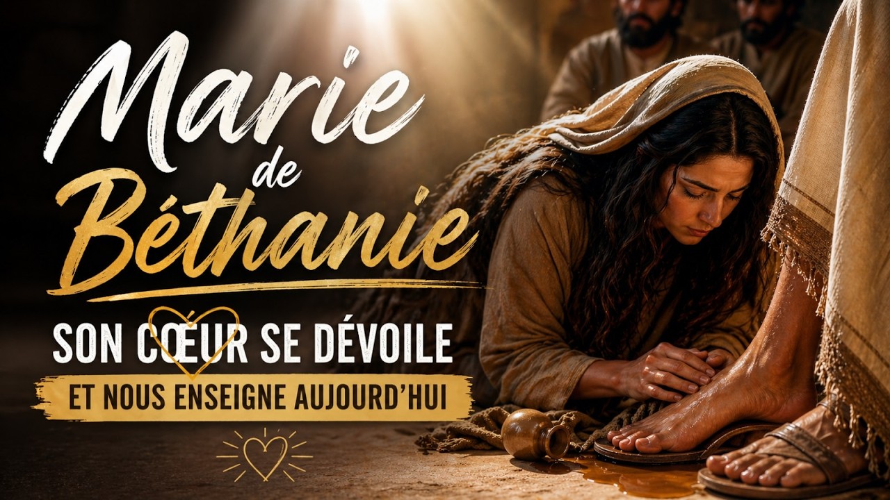 Marie de Béthanie, son cœur se dévoile et nous enseigne aujourd'hui