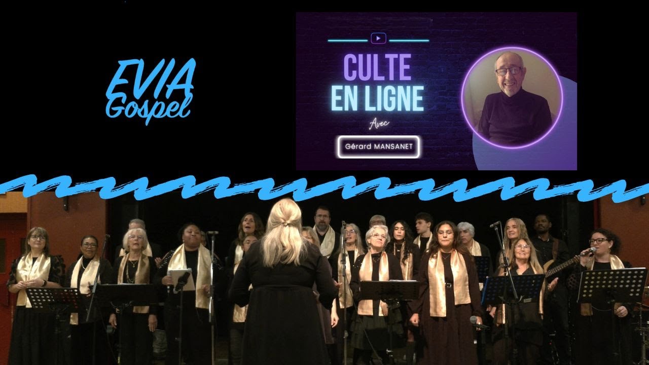 Culte St Jean du Gard avec la chorale EVIA