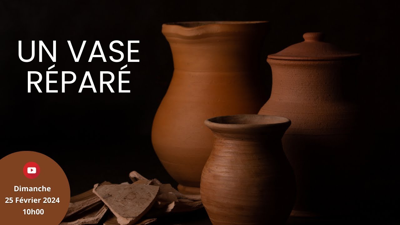 Un vase réparé
