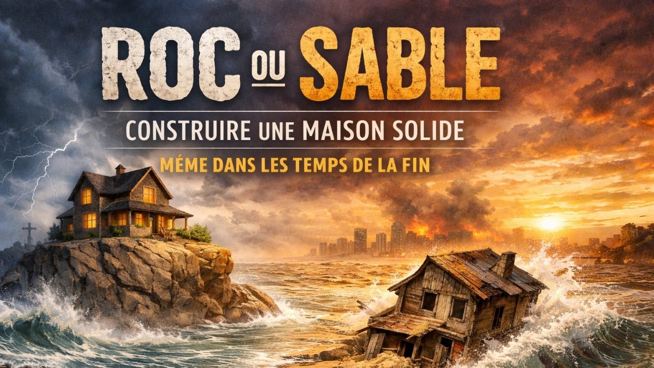 Roc ou sable: construire une maison solide même dans les temps de la fin