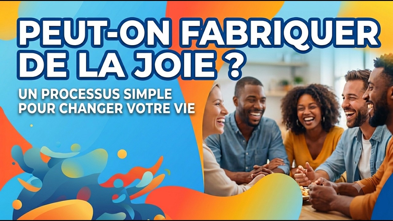 Peut-on fabriquer de la joie ? 🤔✨